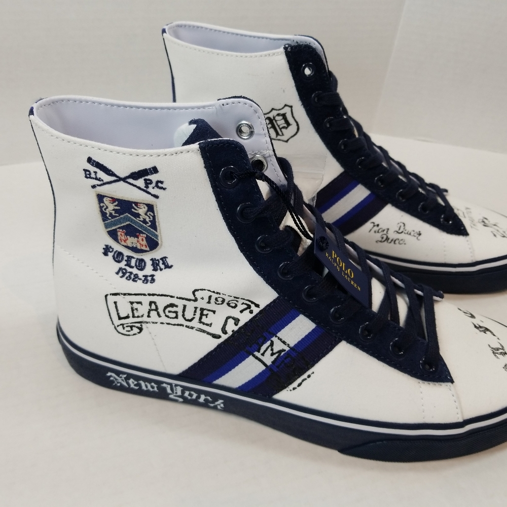 * New Hightop Polo Ralph  Lauren Sneakers